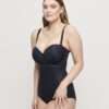 FIGURAS charbon mousse bh - strapless