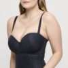 FIGURAS charbon mousse bh - strapless