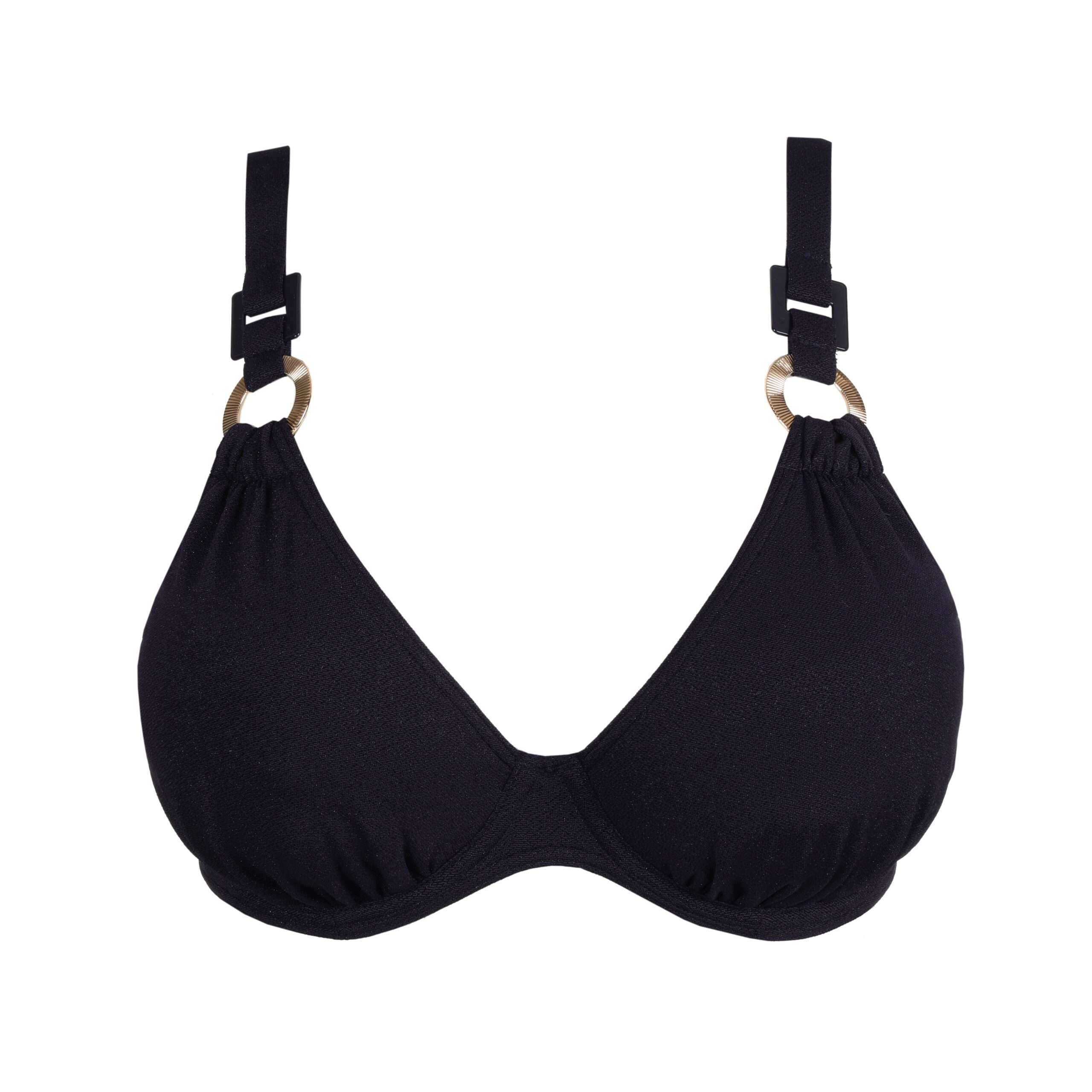 PINNER Dazzling sky plunge bikini halve mousse cup