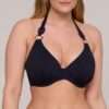 PINNER Dazzling sky plunge bikini halve mousse cup