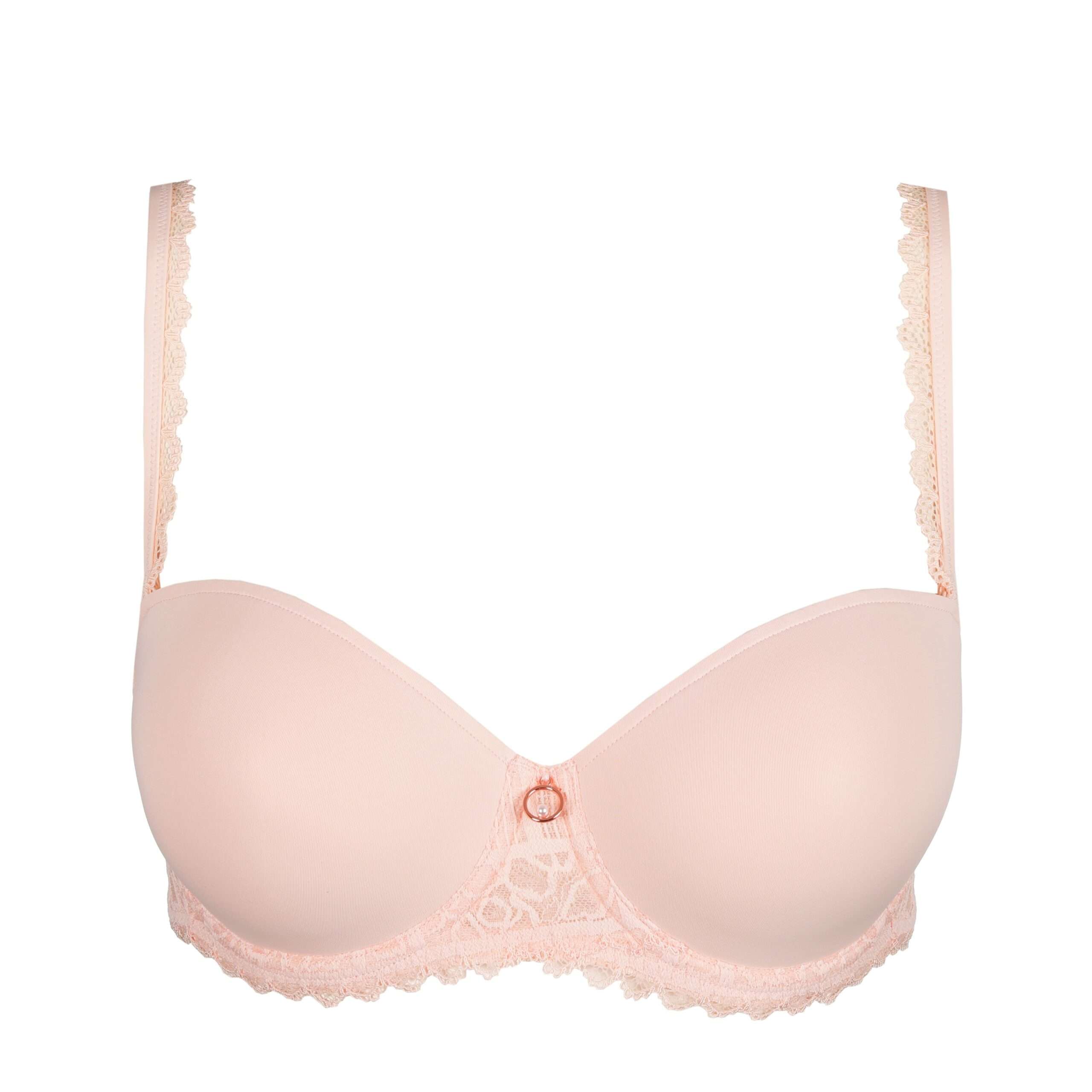 JADEI glossy pink voorgevormde bh - strapless
