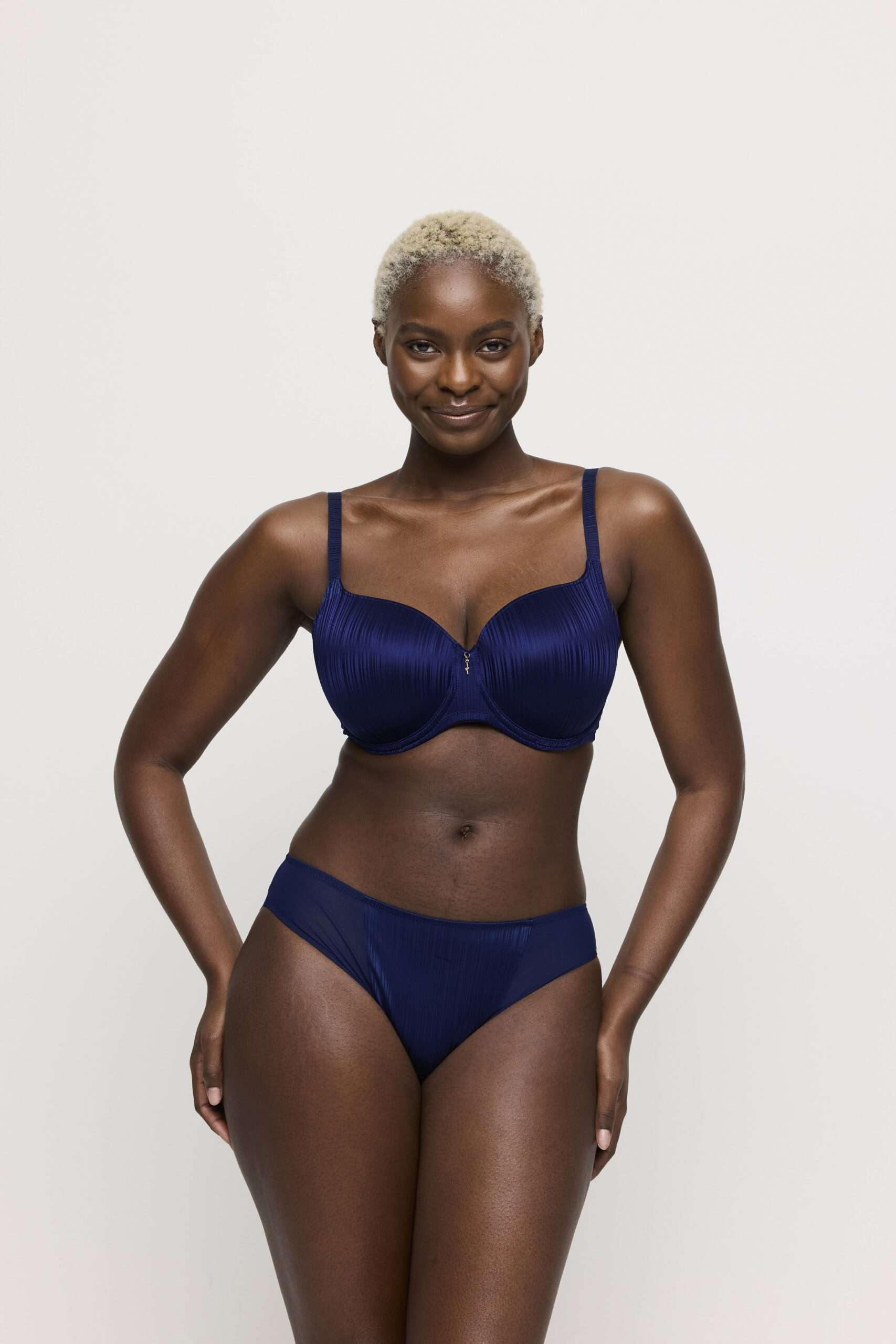 KNOKKE saffier blauw voorgevormde bh - hartvorm