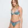 LIZELOT Bali Green plunge bh
