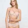TOM caffé latte mousse bh - strapless