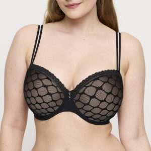 NAKO zwart voorgevormde balconette bh