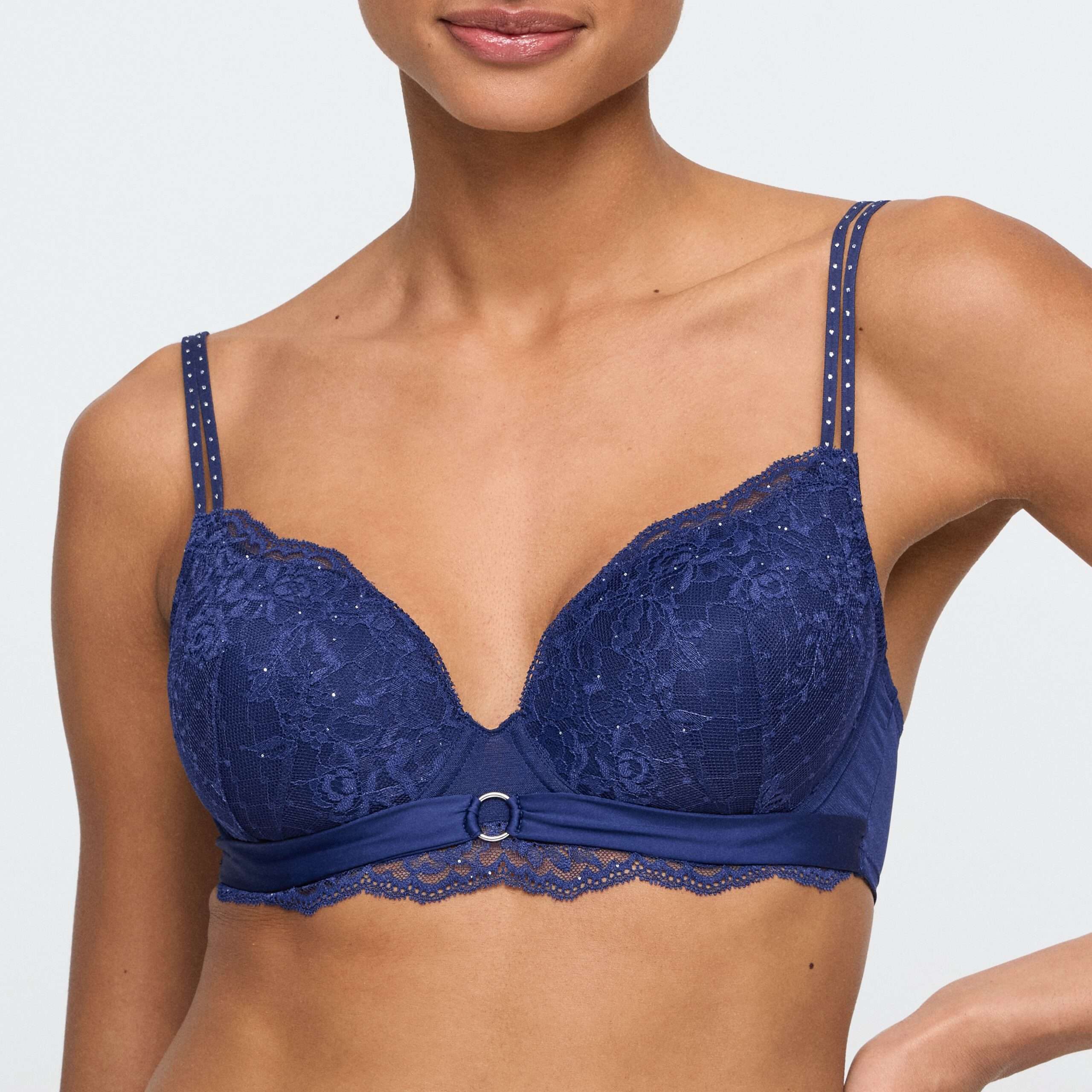 MUSEA saffier blauw voorgevormde bh - hartvorm