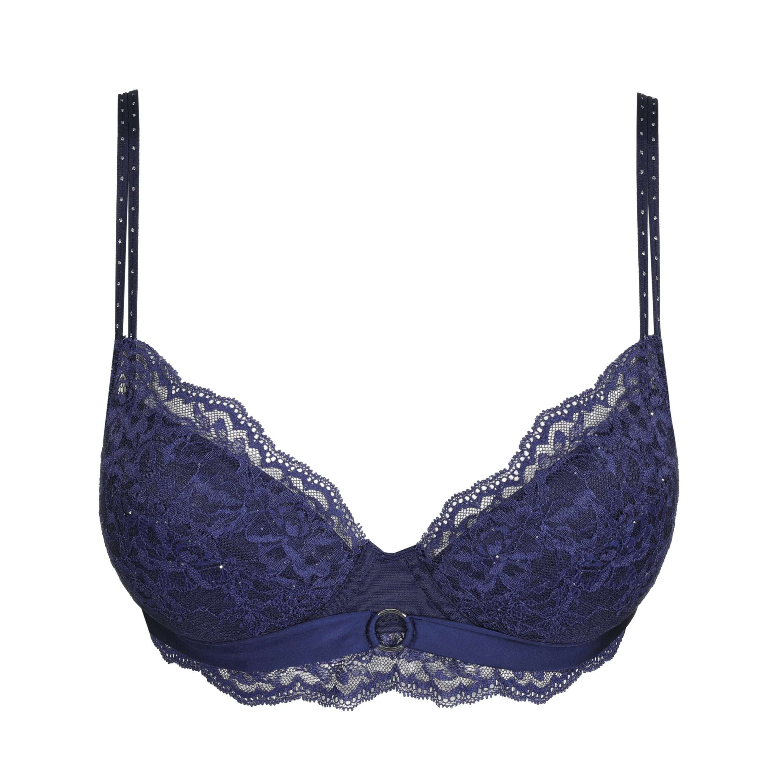 MUSEA saffier blauw push-up bh uitneembare pads