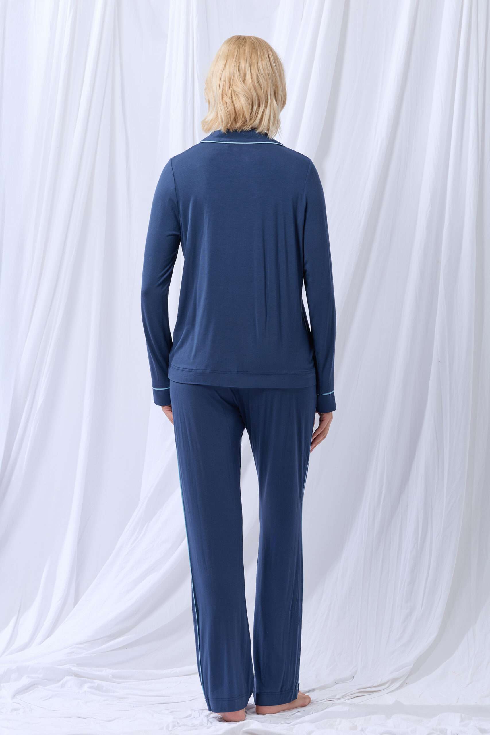 Lords x Lilies Dames Pyjama, donkerblauw