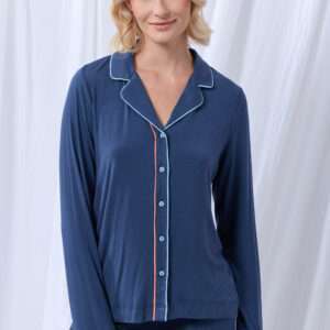 Lords x Lilies Dames Pyjama, donkerblauw