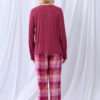 Lords x Lilies Dames Pyjama, wijnrood