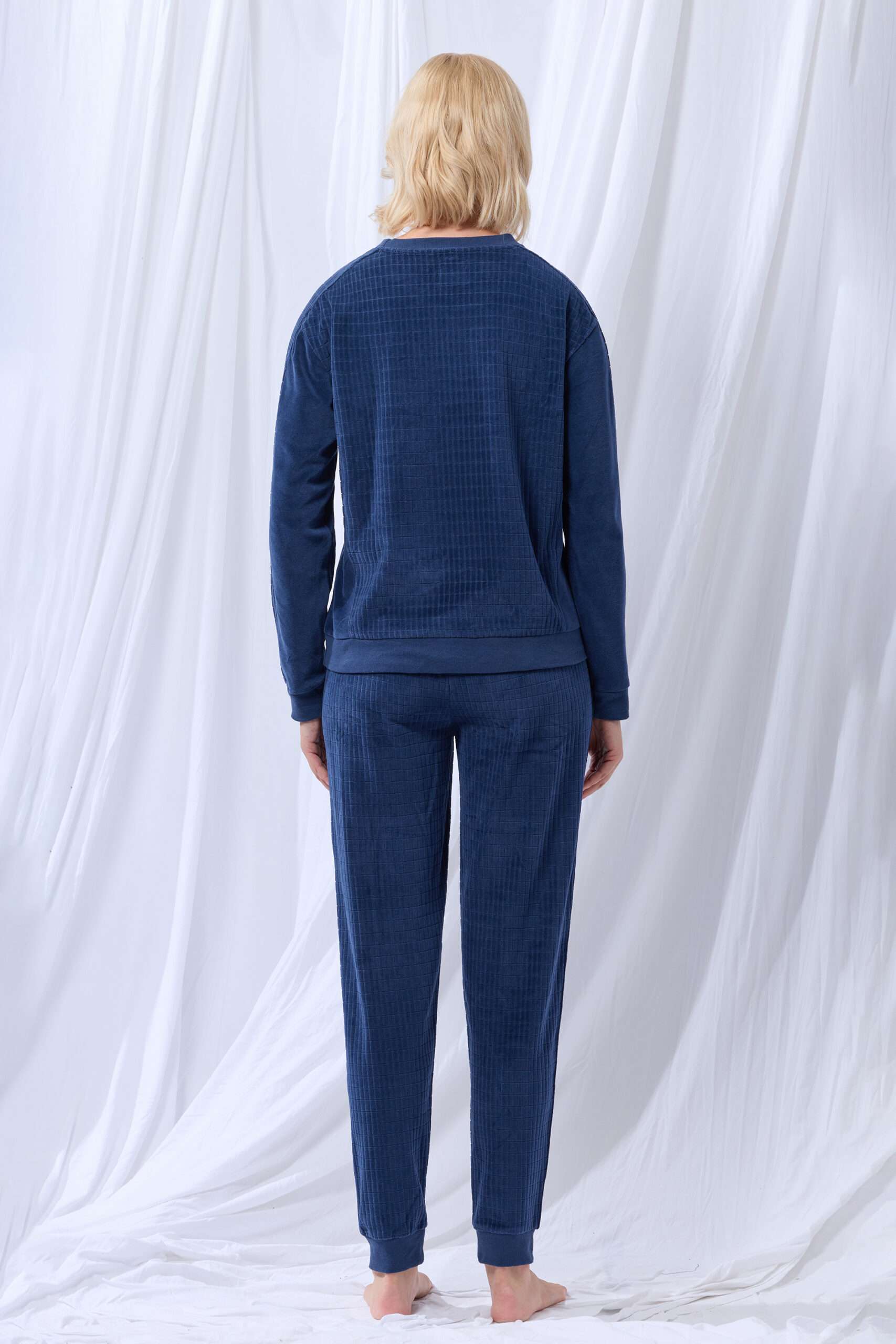 Lords x Lilies Dames sweater en broek, donkerblauw