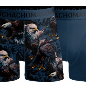 Muchachomalo Men 2-pack Boxer Shorts print/solid