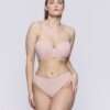 FIGURAS Powder Rose mousse bh - strapless
