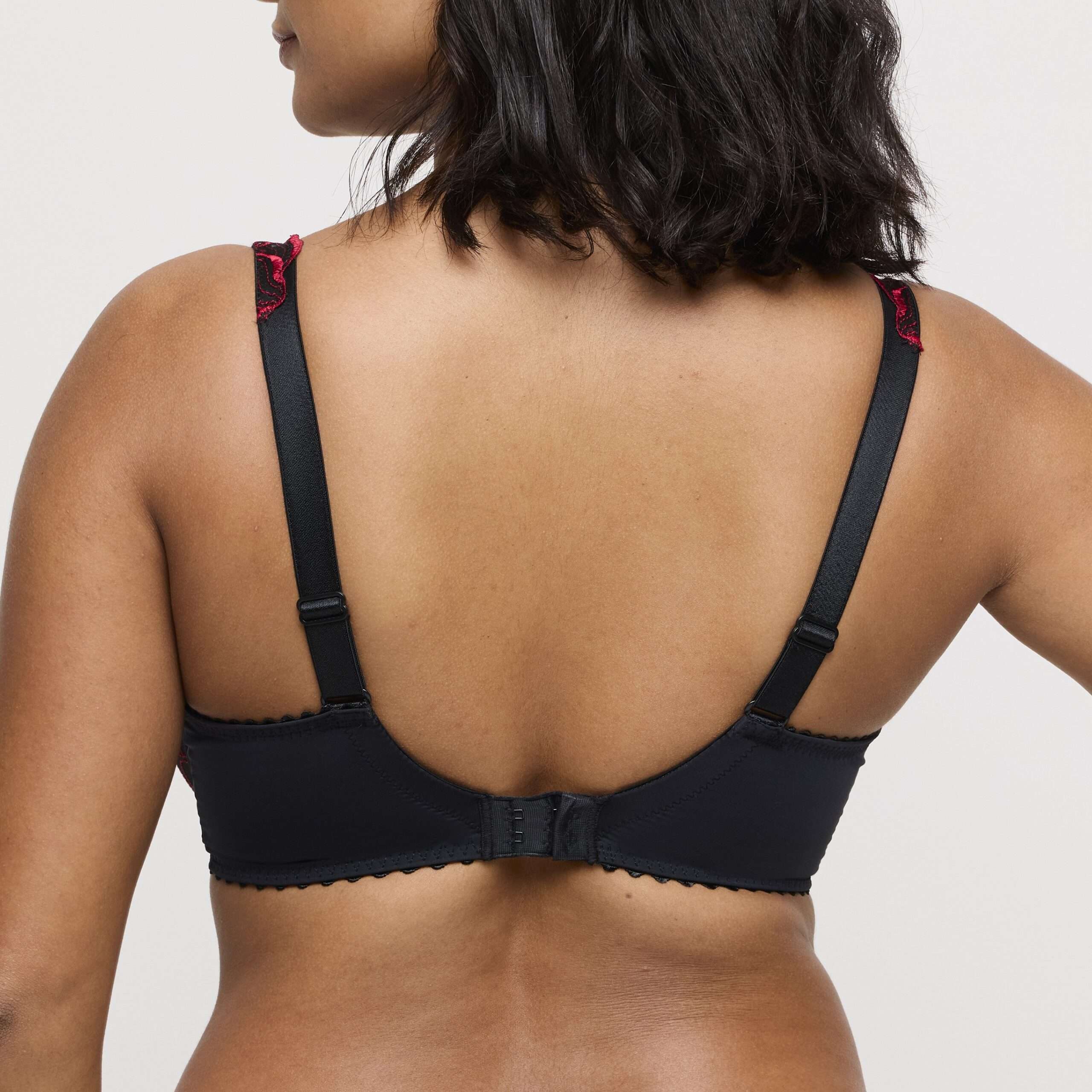 SPRINGDALE Black Rose plunge bh