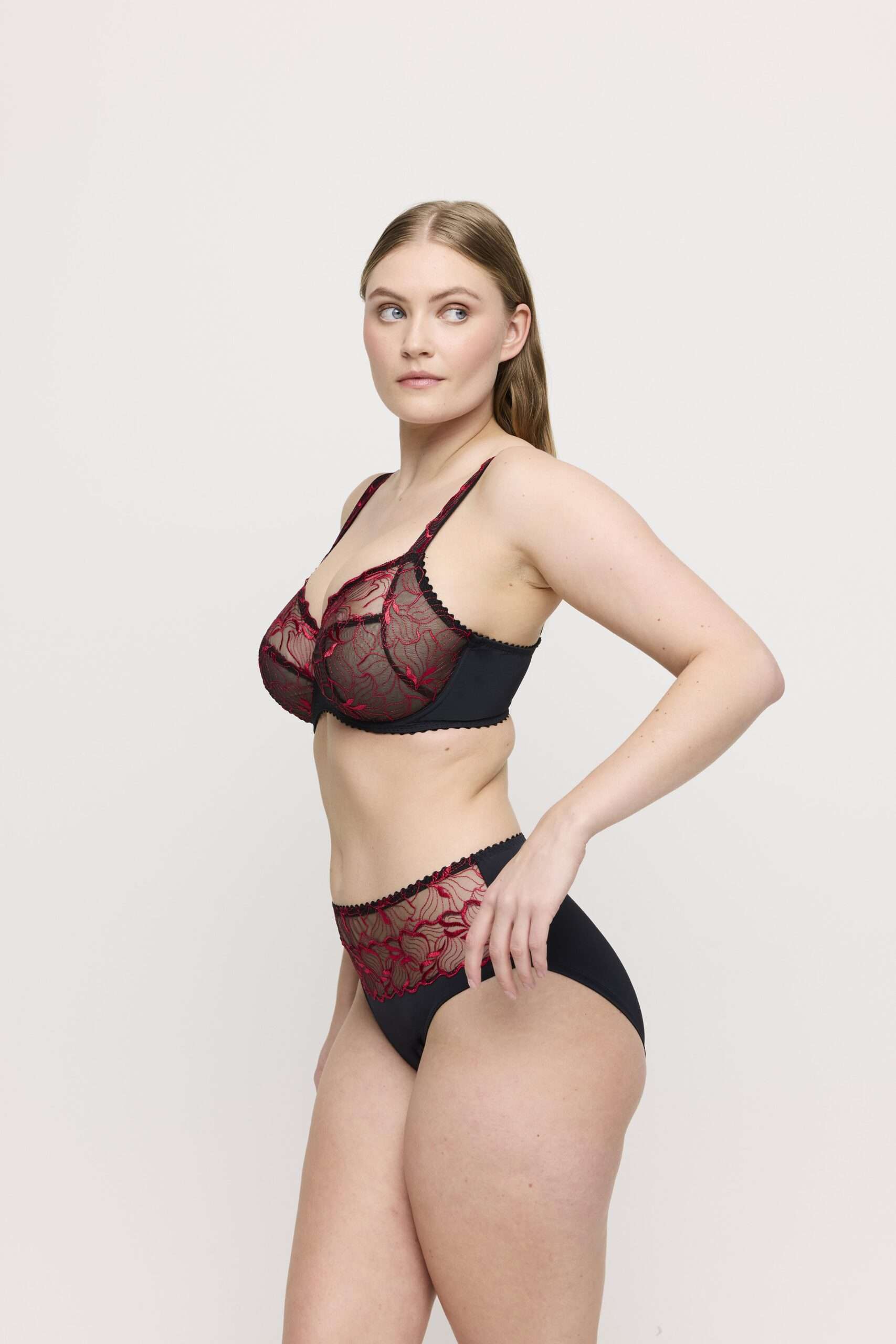 SPRINGDALE Black Rose tailleslip