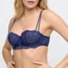 MUSEA saffier blauw balconette bh verticale naad