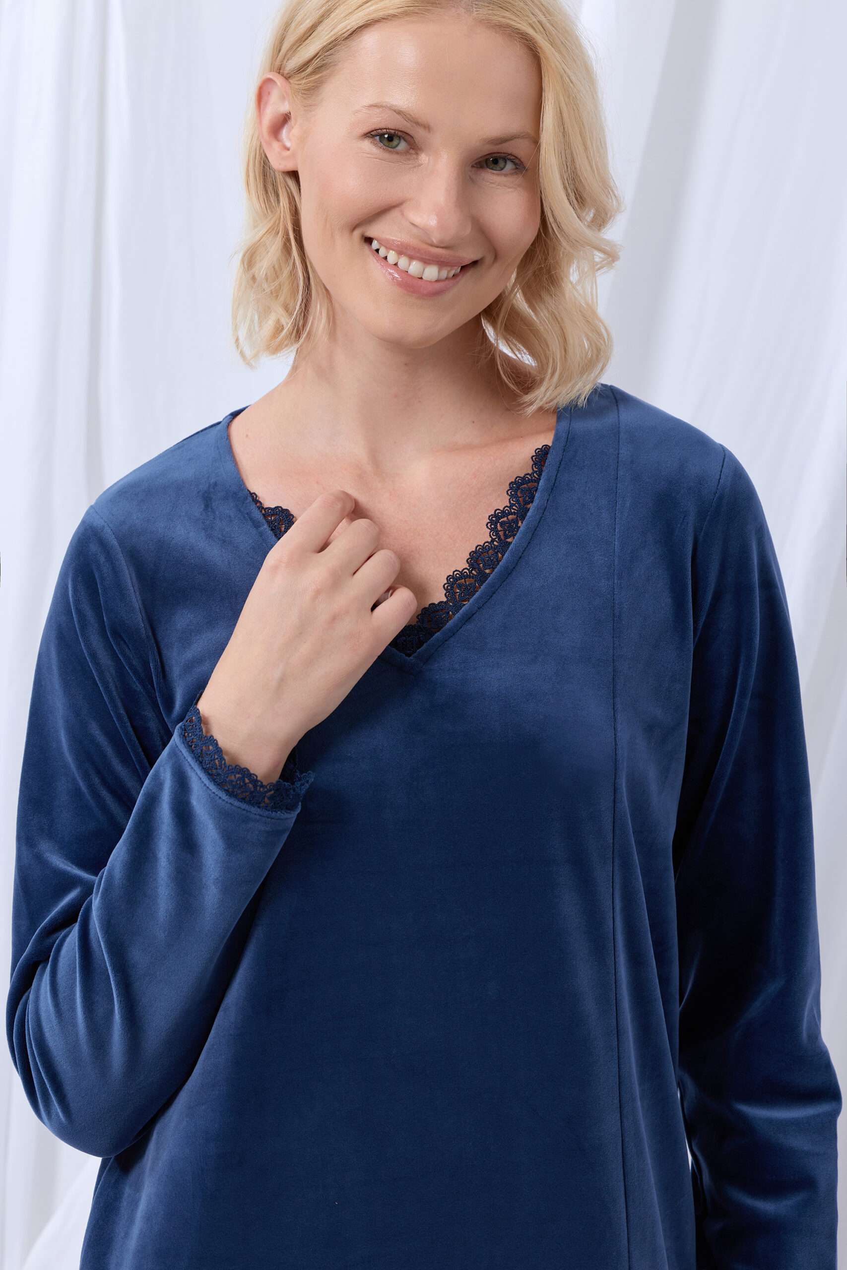 Lords x Lilies Slaapkleedje, donkerblauw