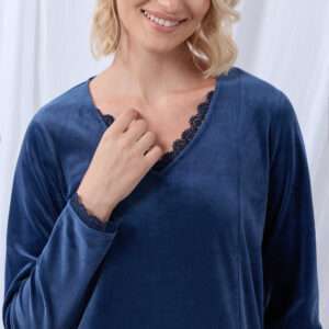 Lords x Lilies Slaapkleedje, donkerblauw