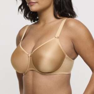 SATIN cognac naadloze beugelbh