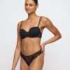 JANE zwart balconnet bh met mousse cups
