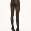 Wolford SATIN OPAQUE 50 NEARLY BLACK