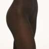 Wolford SATIN OPAQUE 50 NEARLY BLACK