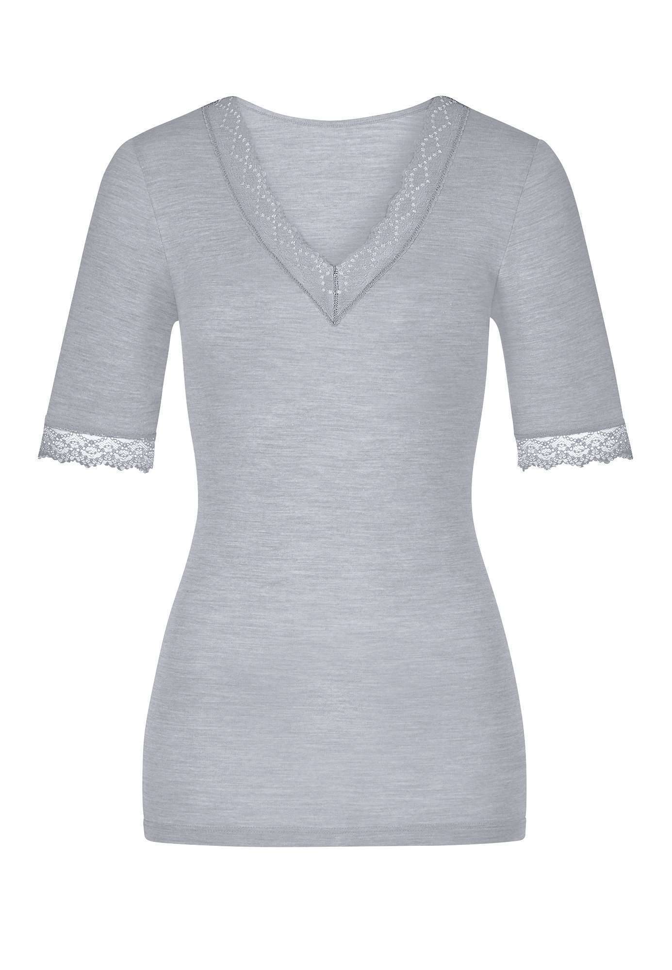 Mey Dames thermisch shirt korte mouw met kant Mey Dames thermisch shirt korte mouw met kant