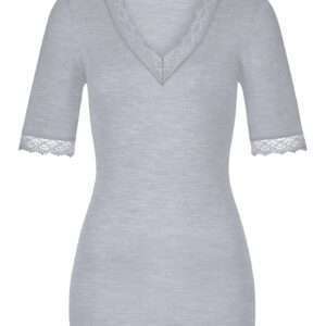 Mey Dames thermisch shirt korte mouw met kant