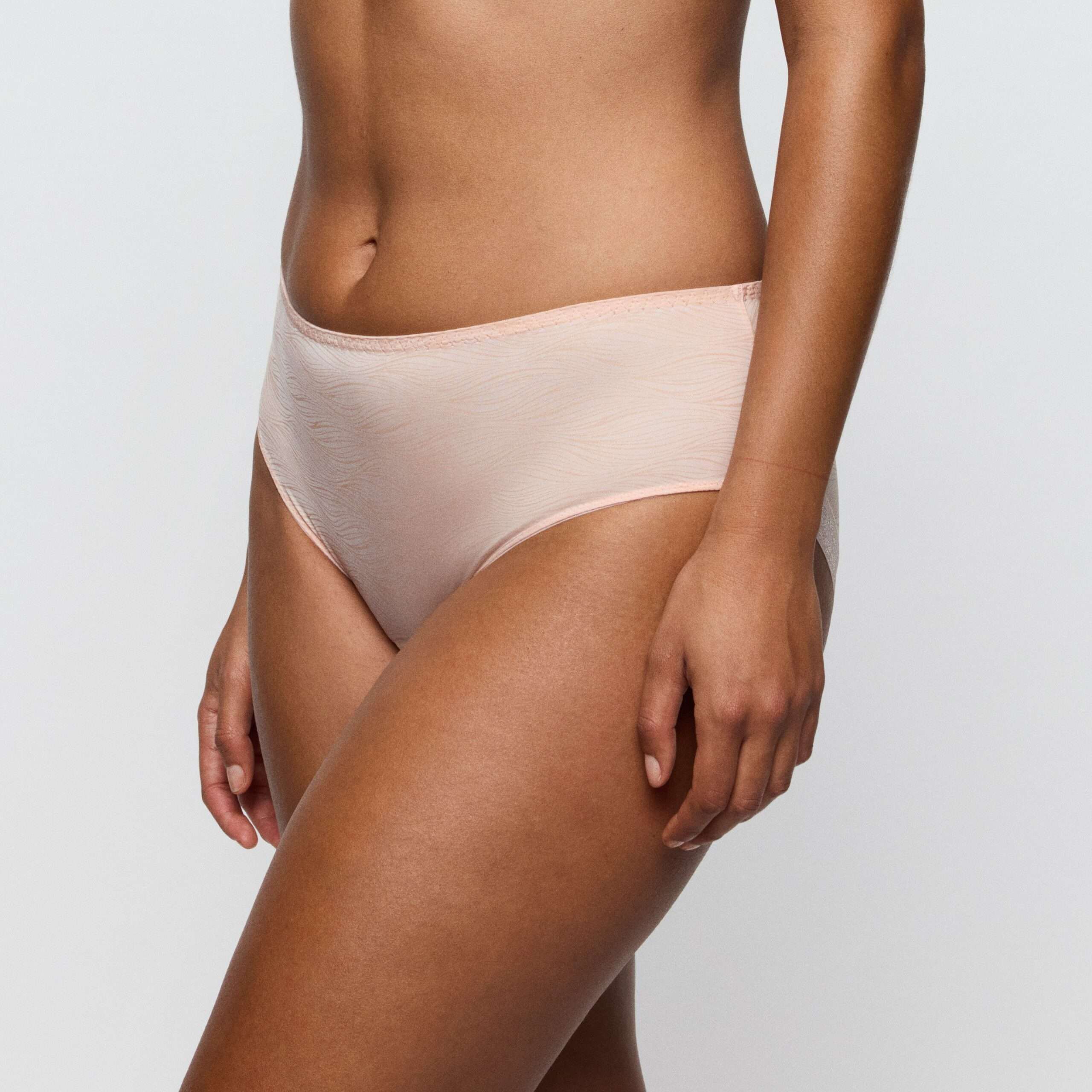 BRIANA pearly pink tailleslip