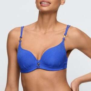 EMLY electric blue voorgevormde bikini hartvorm (enkel te koop als setje)