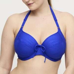 MANTAS electric blue volle cup bikinitop (enkel te koop als setje)