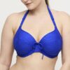 MANTAS electric blue volle cup bikinitop (enkel te koop als setje)