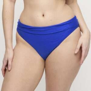 MANTAS electric blue bikini slip met omslag (enkel te koop als setje)
