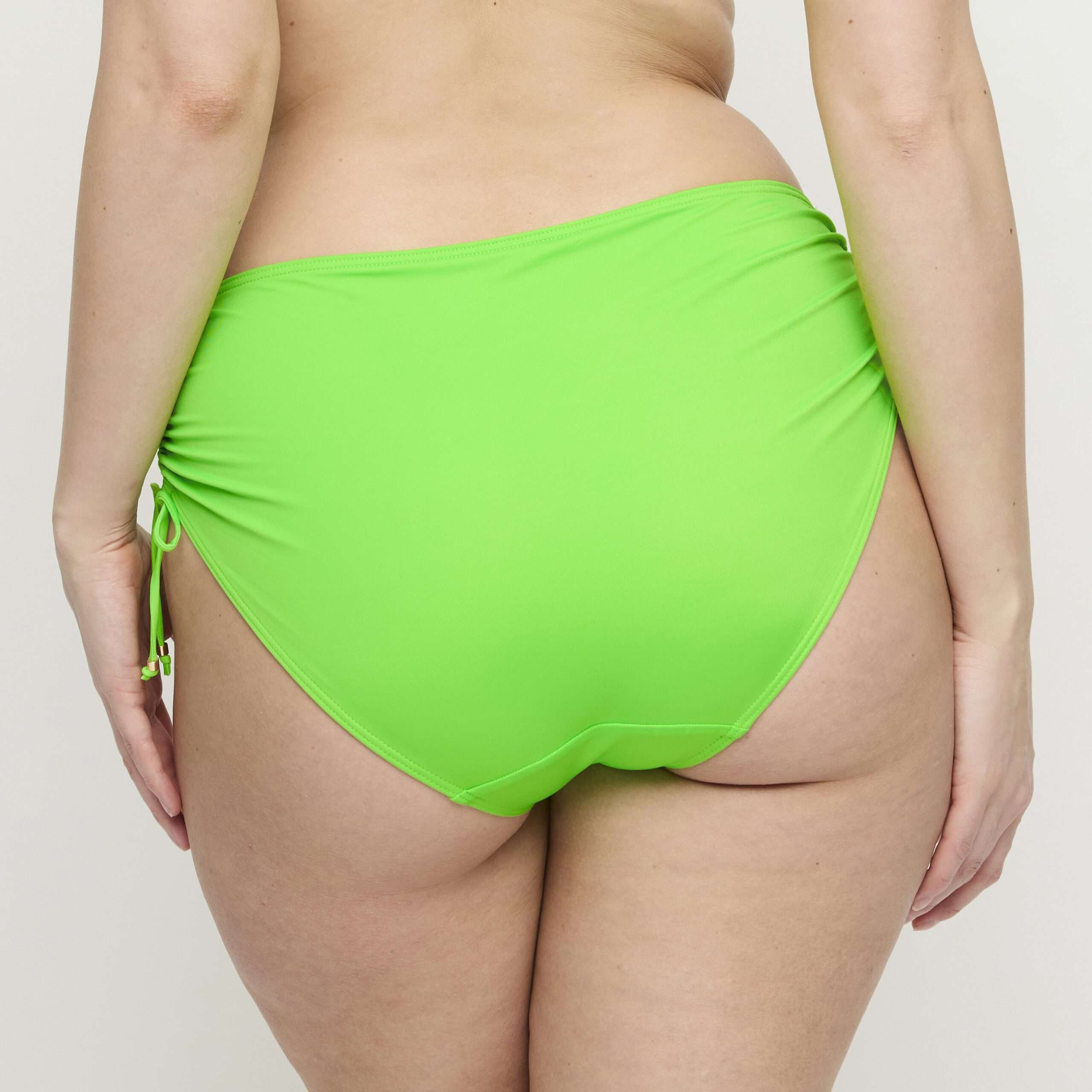 PILON Neon Lime bikini tailleslip met koordjes (enkel te koop als setje)