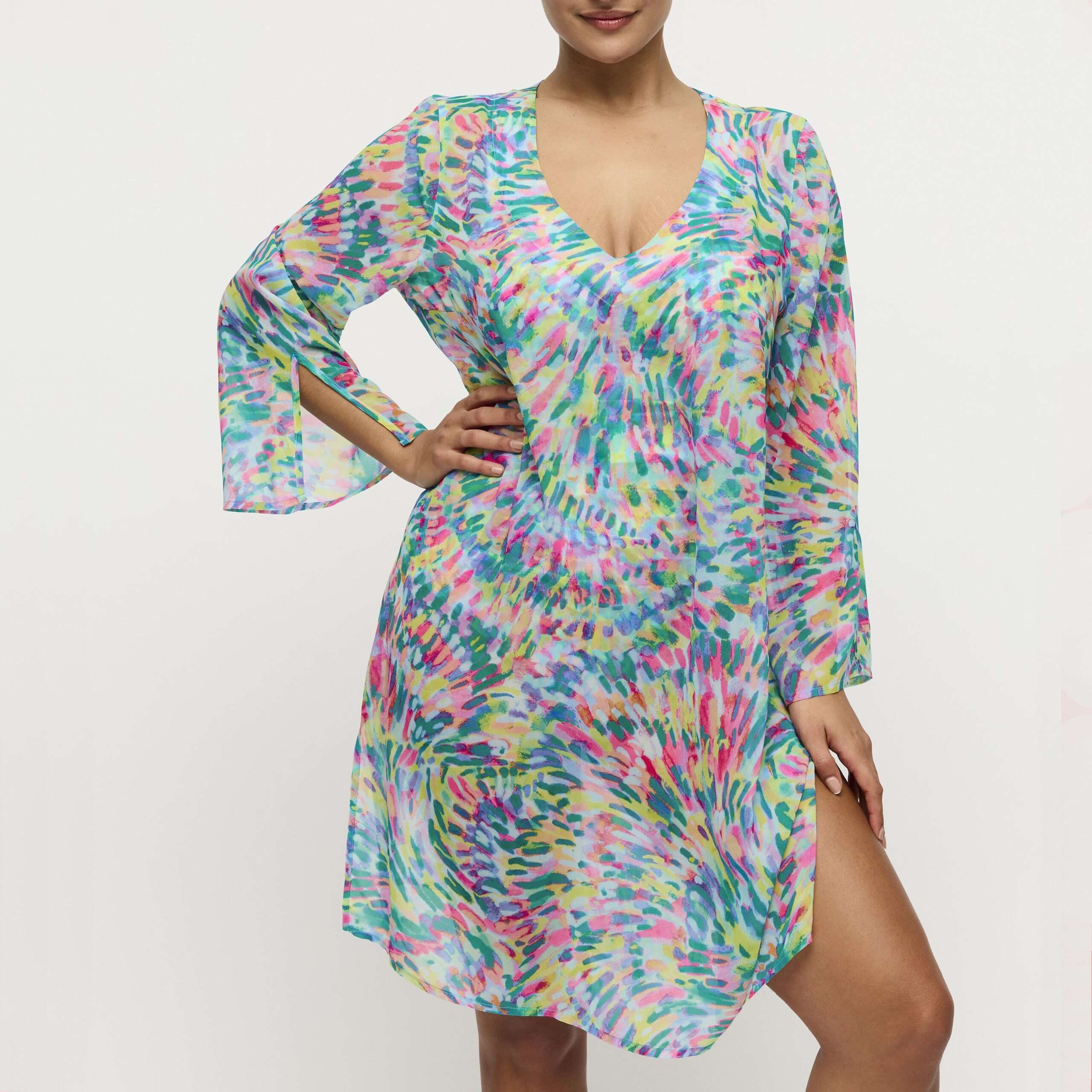 DOUALA Impressionist Summer badmode caftan