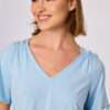 Woody Dames pyjama, lichtblauw