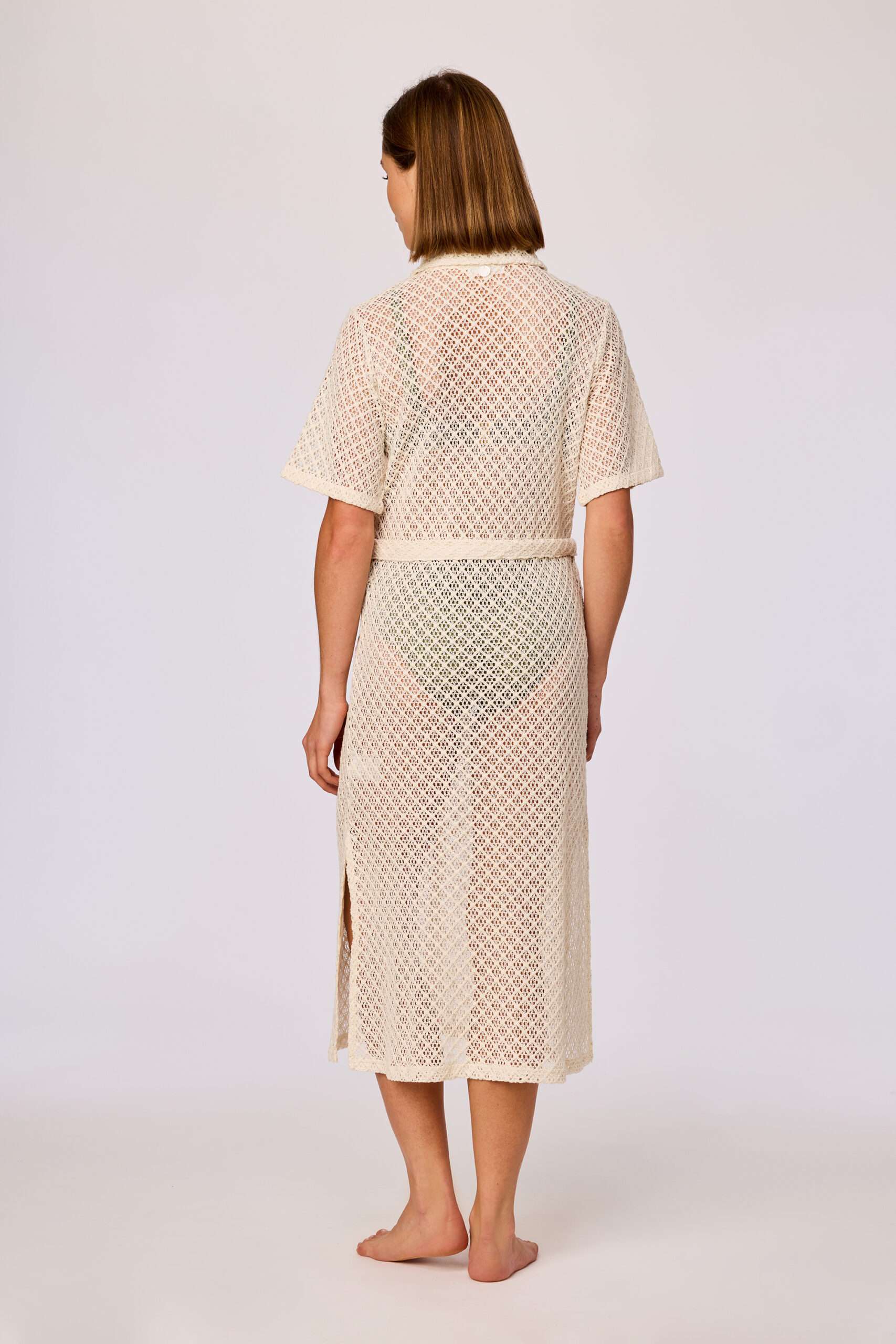 Woody strandjurk, licht beige