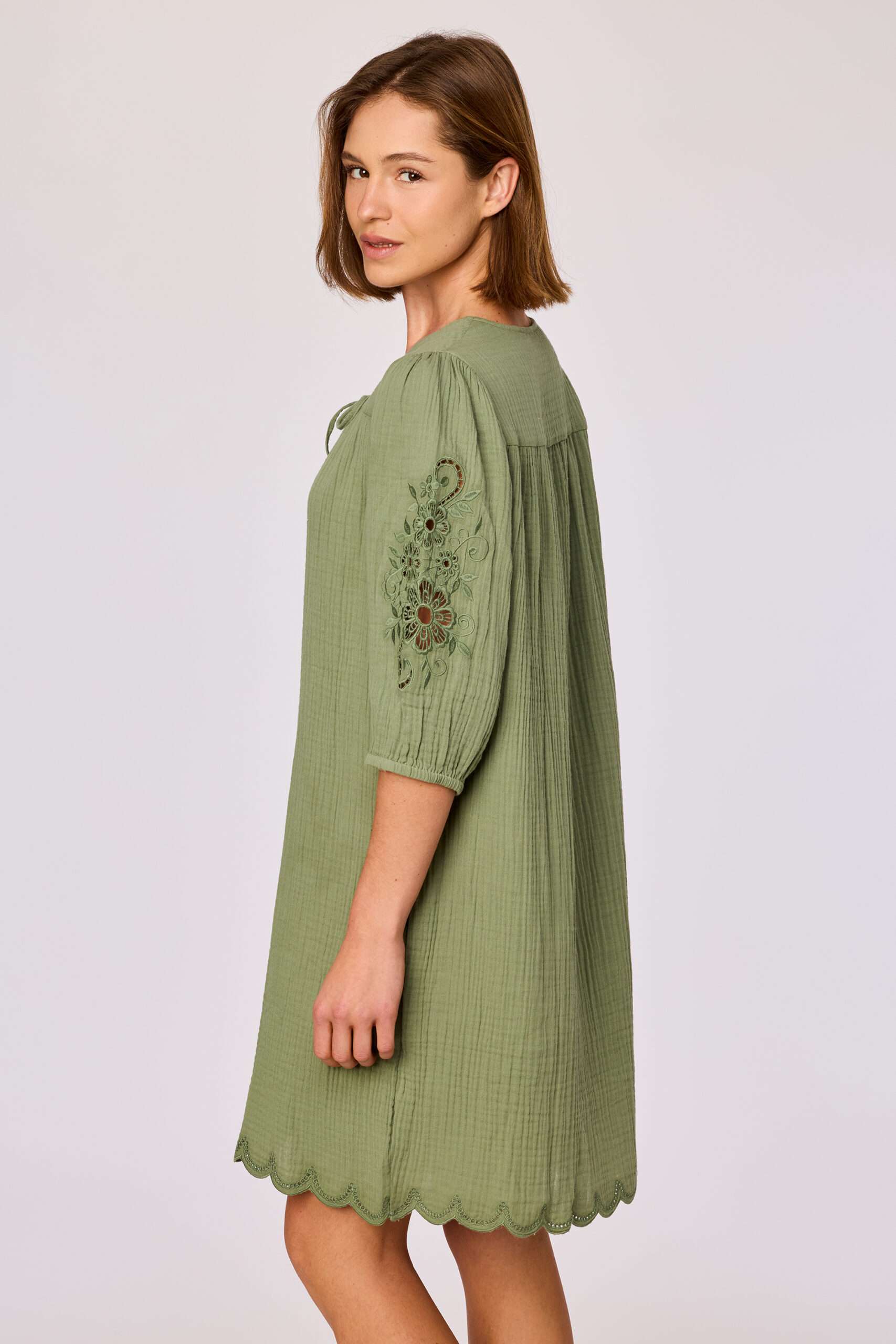 Woody Jurk, kaki groen