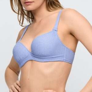 TINJIS Sparkling dusk voorgevormde plunge bikinitop (enkel te koop als setje)