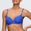 EMLY electric blue voorgevormde bikini hartvorm (enkel te koop als setje)
