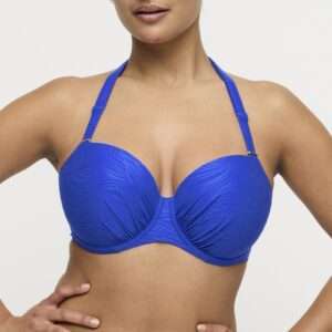 MANTAS electric blue voorgevormde balconette bikini ((enkel te koop als setje)