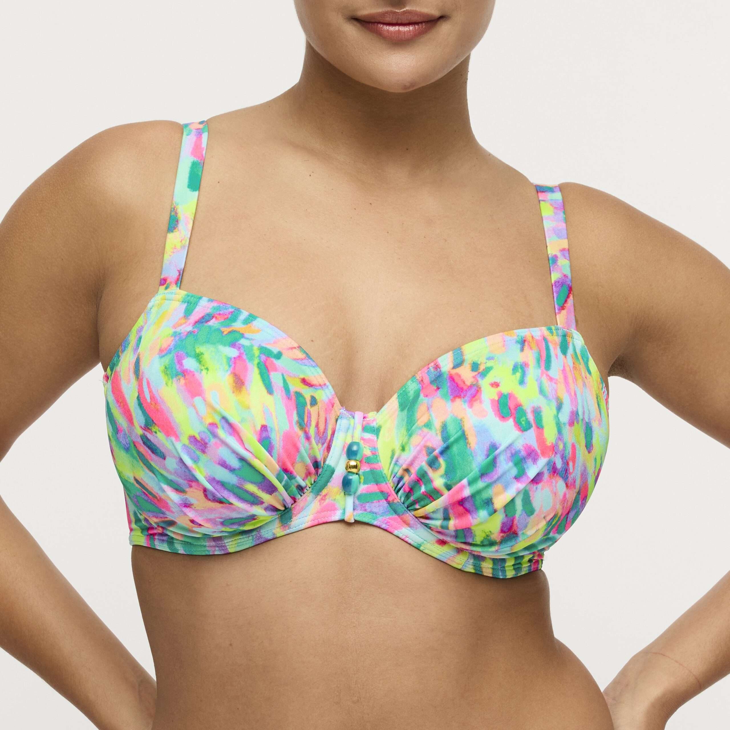 DOUALA Impressionist Summer volle cup bikinitop (enkel te koop als setje)