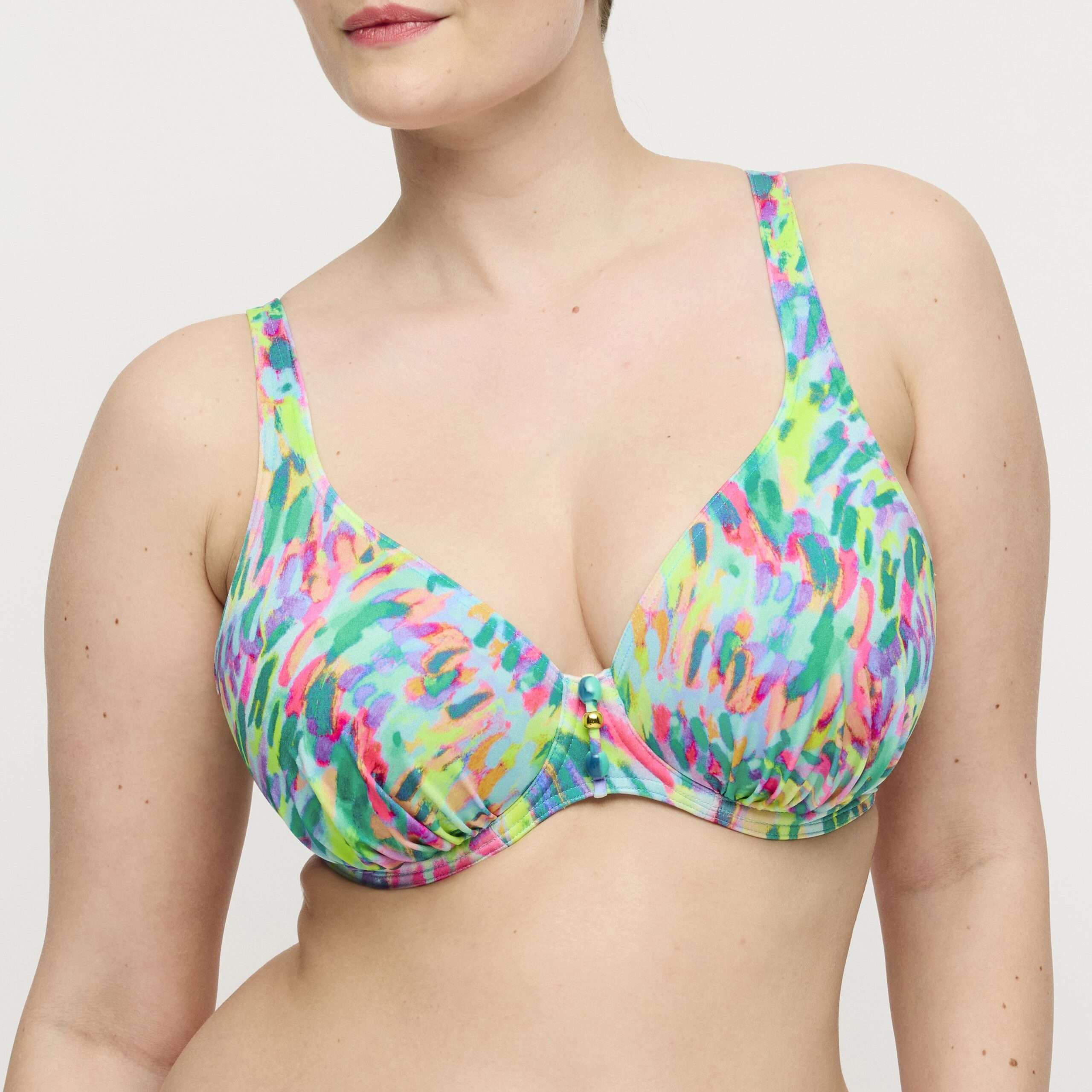 DOUALA Impressionist Summer plunge bikini halve mousse cup (enkel te koop als setje)