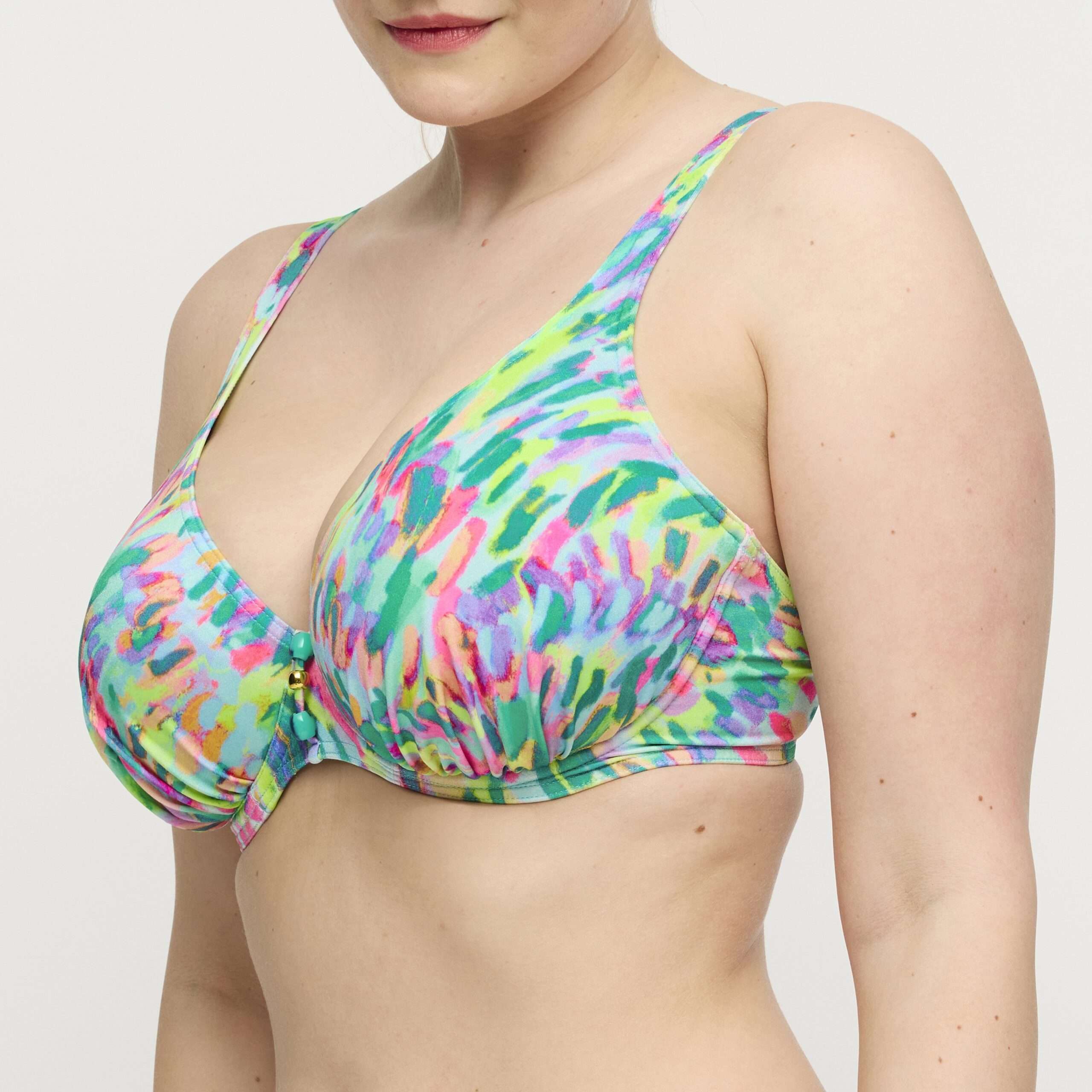 DOUALA Impressionist Summer plunge bikini halve mousse cup (enkel te koop als setje)