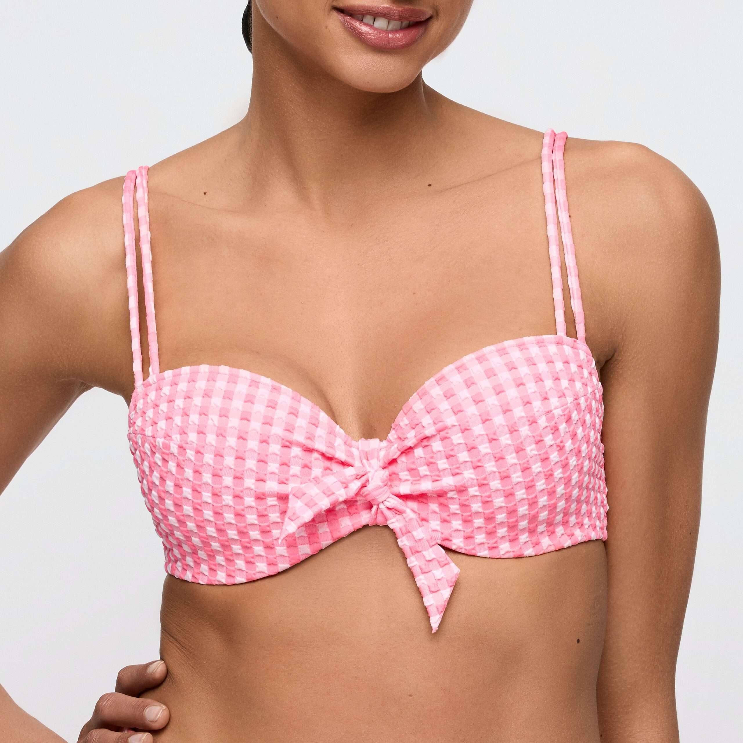MARY LYNN Rose Gingham voorgevormde balconette bikini (enkel te koop als setje)