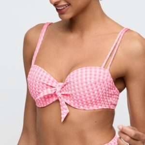 MARY LYNN Rose Gingham voorgevormde balconette bikini (enkel te koop als setje)