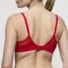 LOUIE true red voorgevormde balconette bh LOUIE true red voorgevormde balconette bh