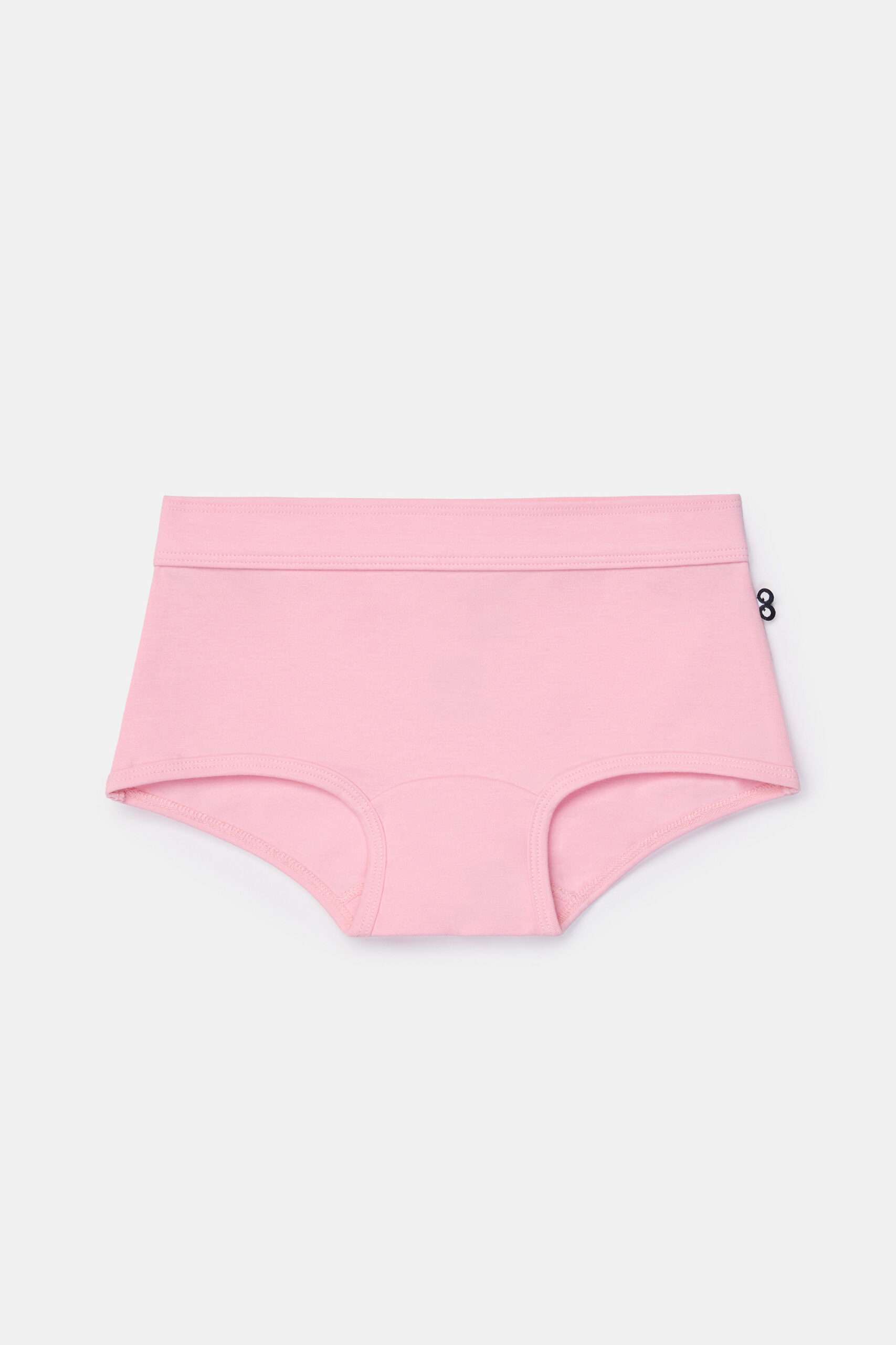 Woody Meisjes boxer, roze + plantjes print