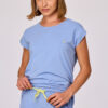 Woody Dames pyjama, blauw
