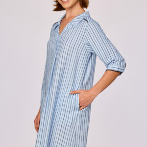 Woody Slaapkleedje, streep blauw